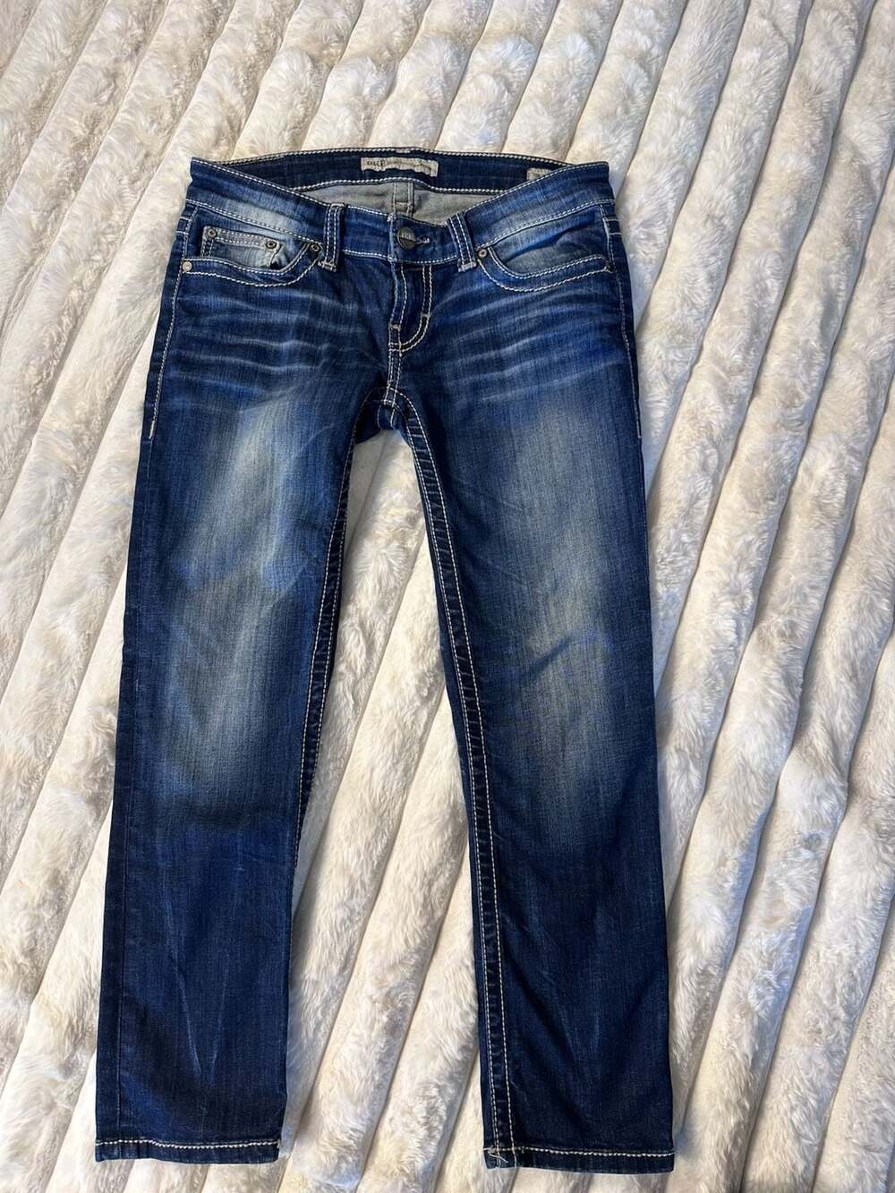 BKE Denim Stella Women's Bootcut Jeans Dark Wash Size 26